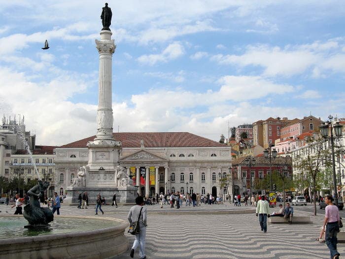 Rossio Train Station Façade